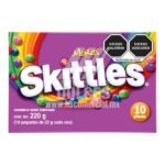 Wrigleys Skittles sabor MORA paquete con 10 sobres de 220g