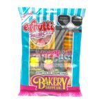 Intercandy gomita efrutti BAKERY SHOPPE paquete con 4 bolsas de 77g