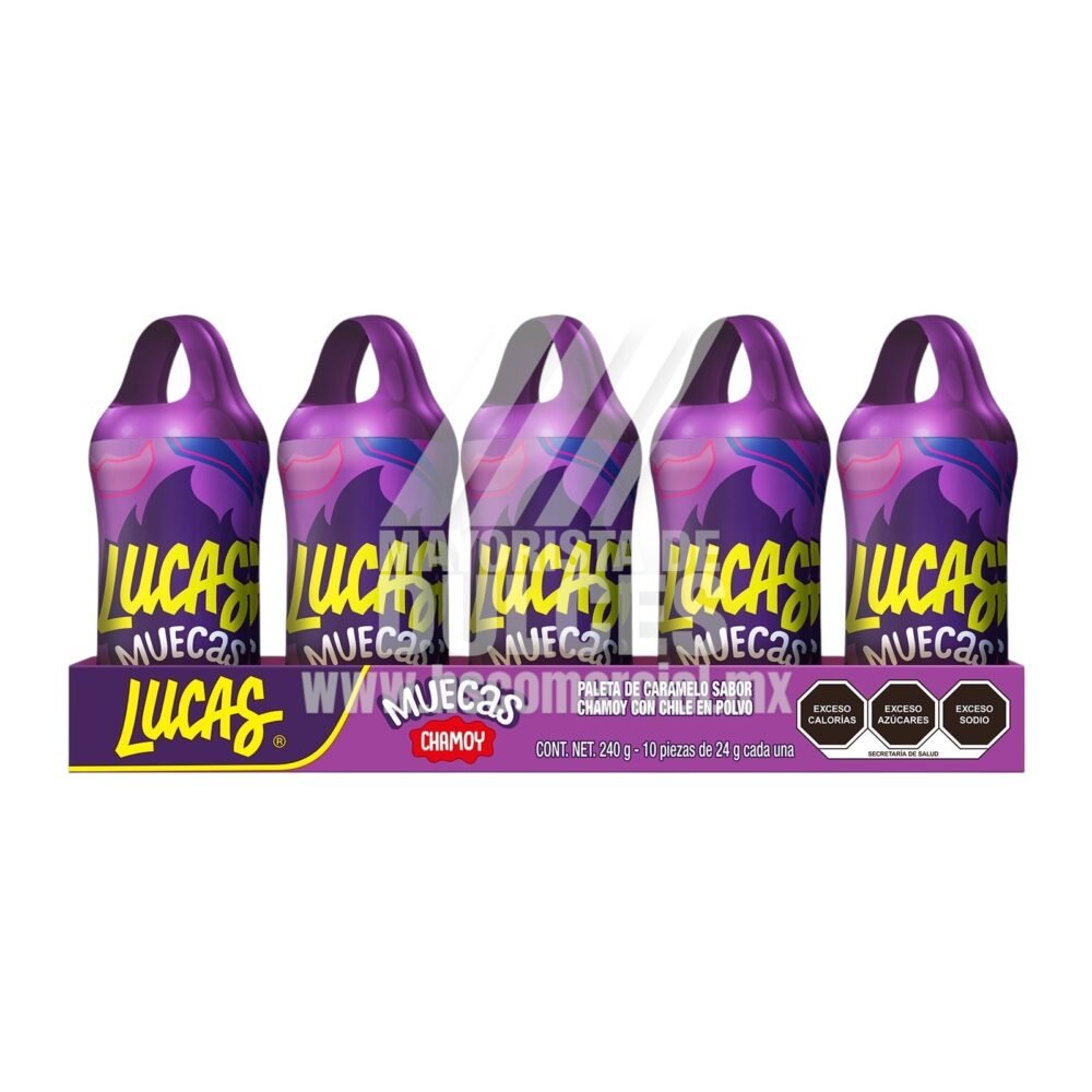 Lucas Muecas CHAMOY paquete con 10 piezas