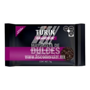 Turín chocolate Confichips SEMI AMARGO con 7 kilos