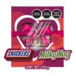 Effem Mars chocolate Regalo MILKY-SNICKERS San Valentin con 105g