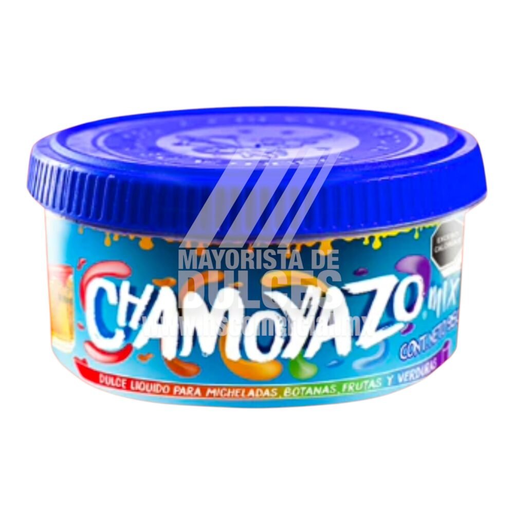 Miguelito Chamoyazo sabor MORA AZUL frasco con 950g