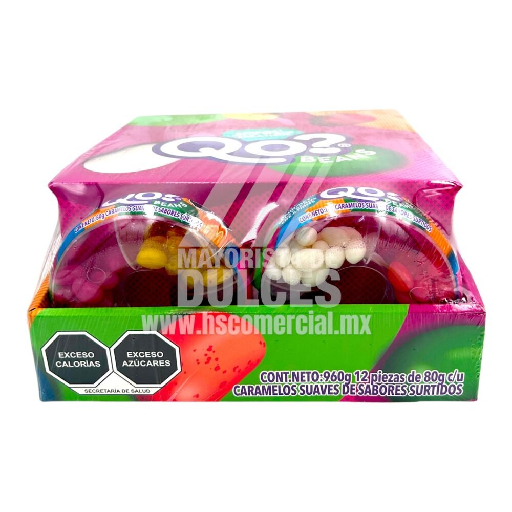 Oopa gomitas Qo Jelly Beans DONUT paquete con 12 piezas de 80g (2)