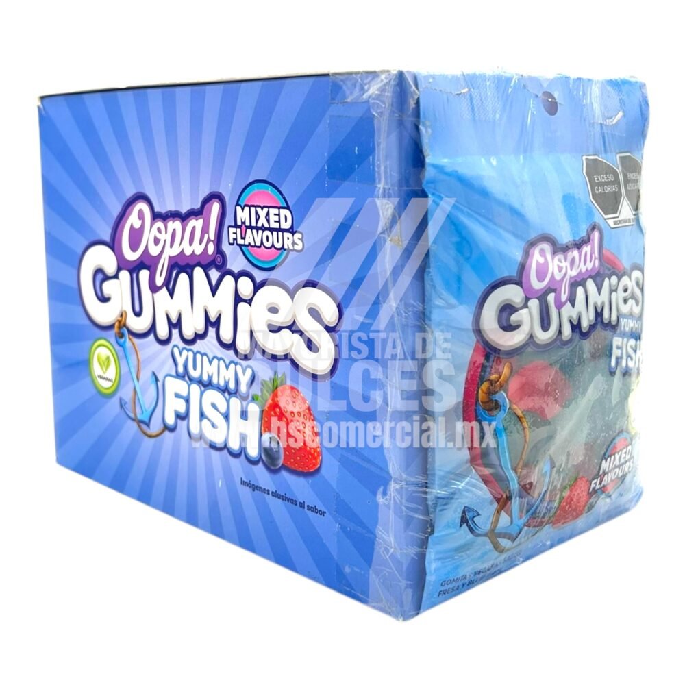 Oopa gomitas YUMMY FISH paquete con 12 bolsas de 80gr (2)