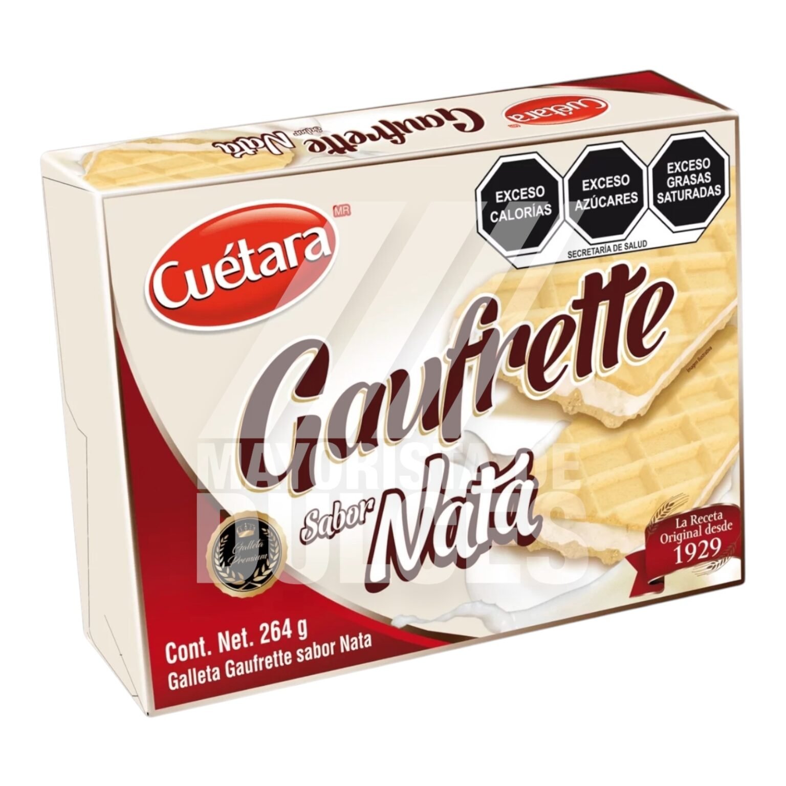 Cuétara galleta Gaufrette NATA paquete con 264g (Caja con 12 paquetes ...