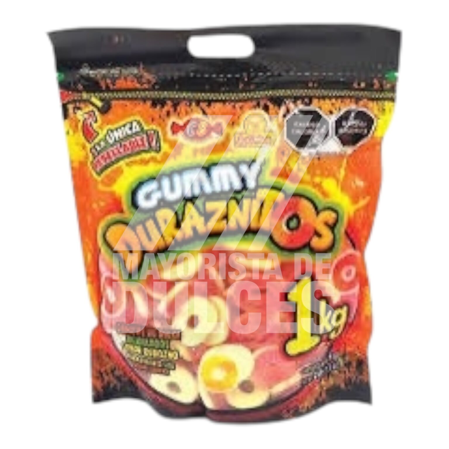 Las Delicias gomita Gummy DURAZNITOS bolsa con 1 kilo – Dulcerías y ...