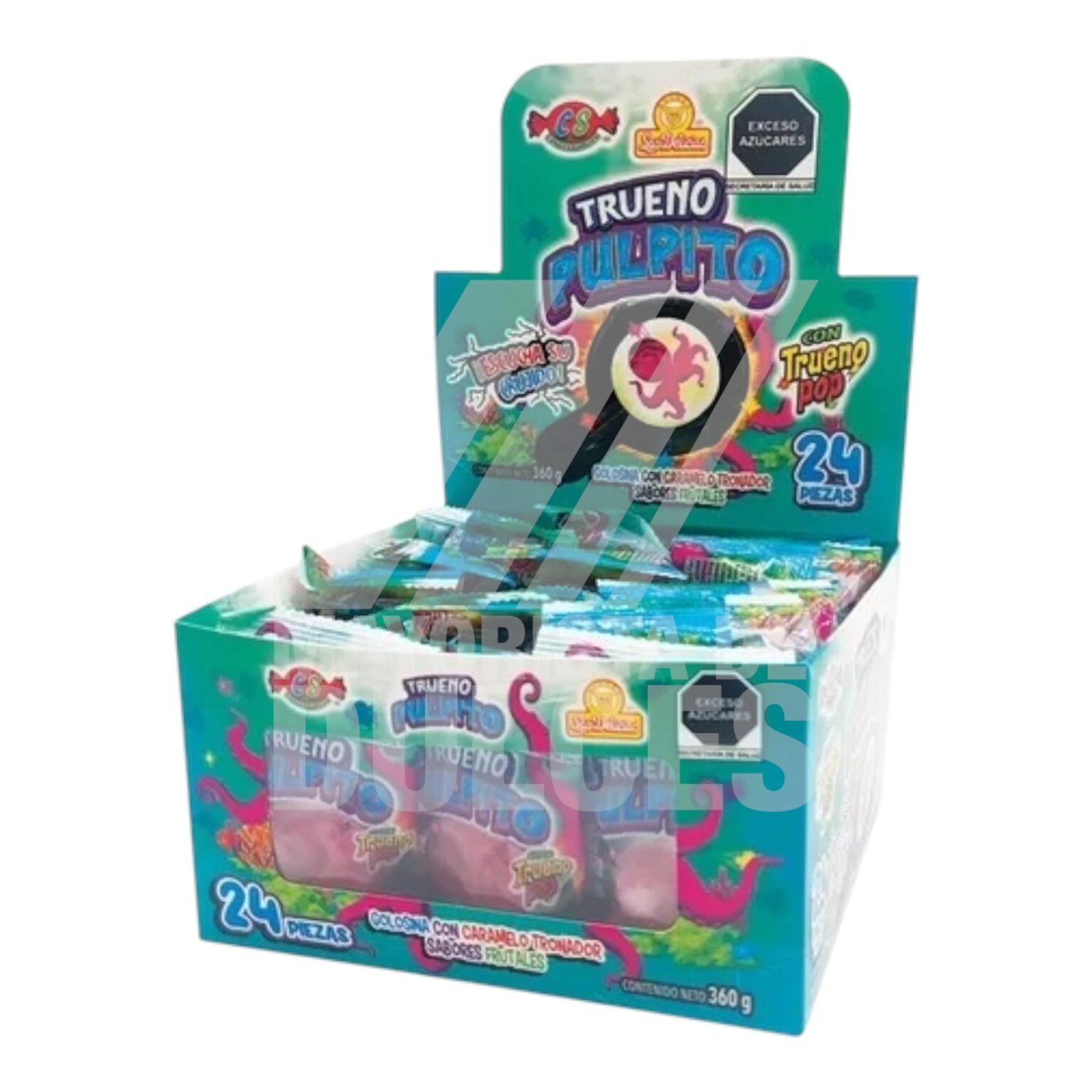 Las Delicias gomita Trueno PULPITO paquete con 24 piezas – Dulcerías y ...