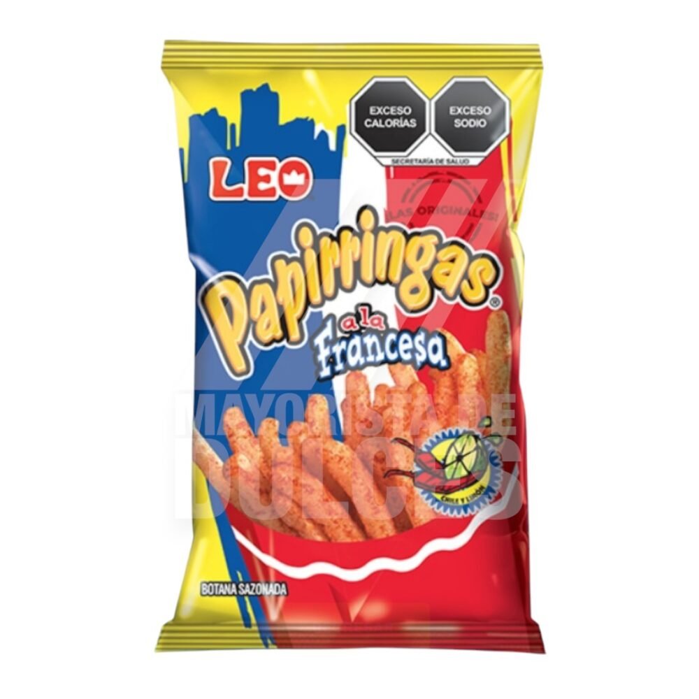 Bydsa botanas Papirringas FRANCESA bolsa con 60g (Caja con 40 bolsas)  40/60g