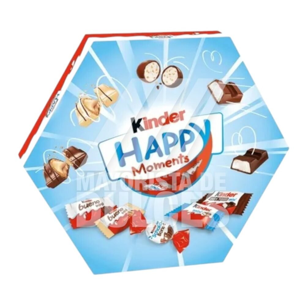 Kinder chocolate HAPPY MOMENTS paquete con 161g (Caja con 12 paquetes)   12/161g