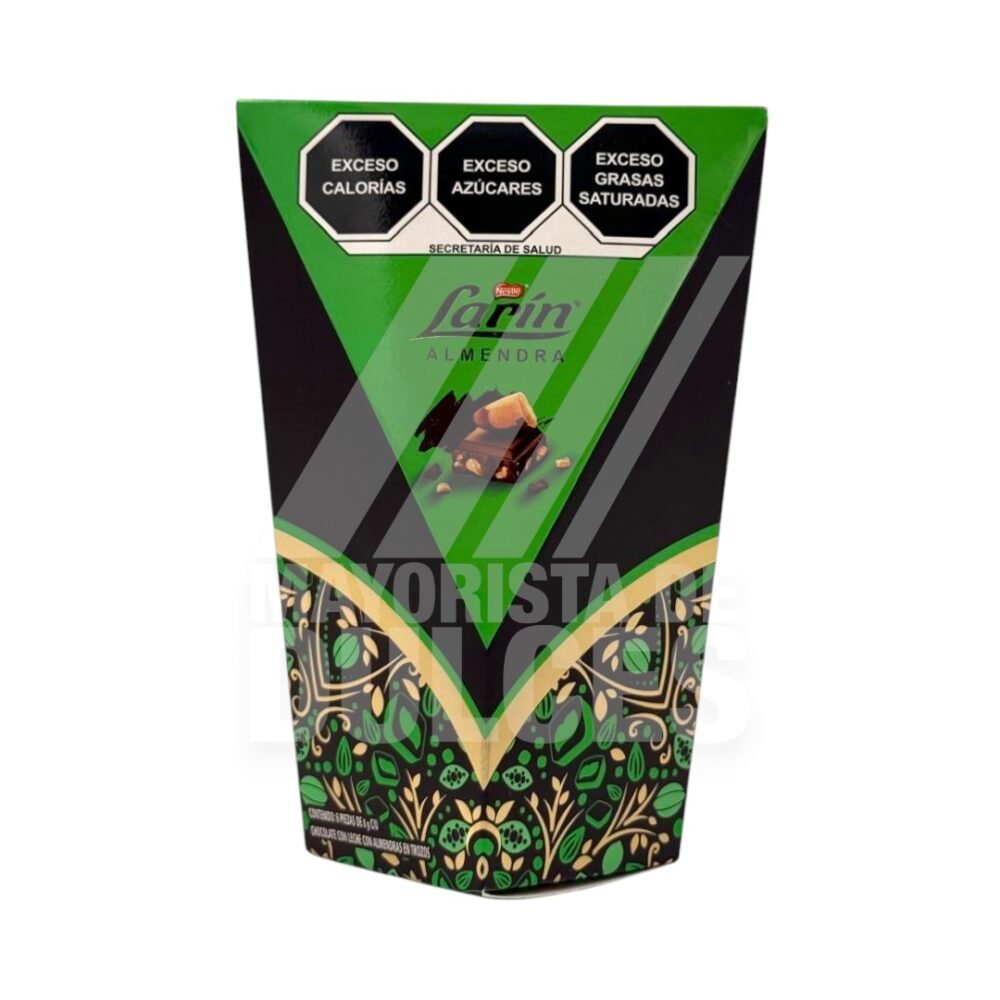Nestlé chocolate Larín Small ALMENDRA paquete con 6 piezas (Caja con 20 paquetes)  20/6pzs