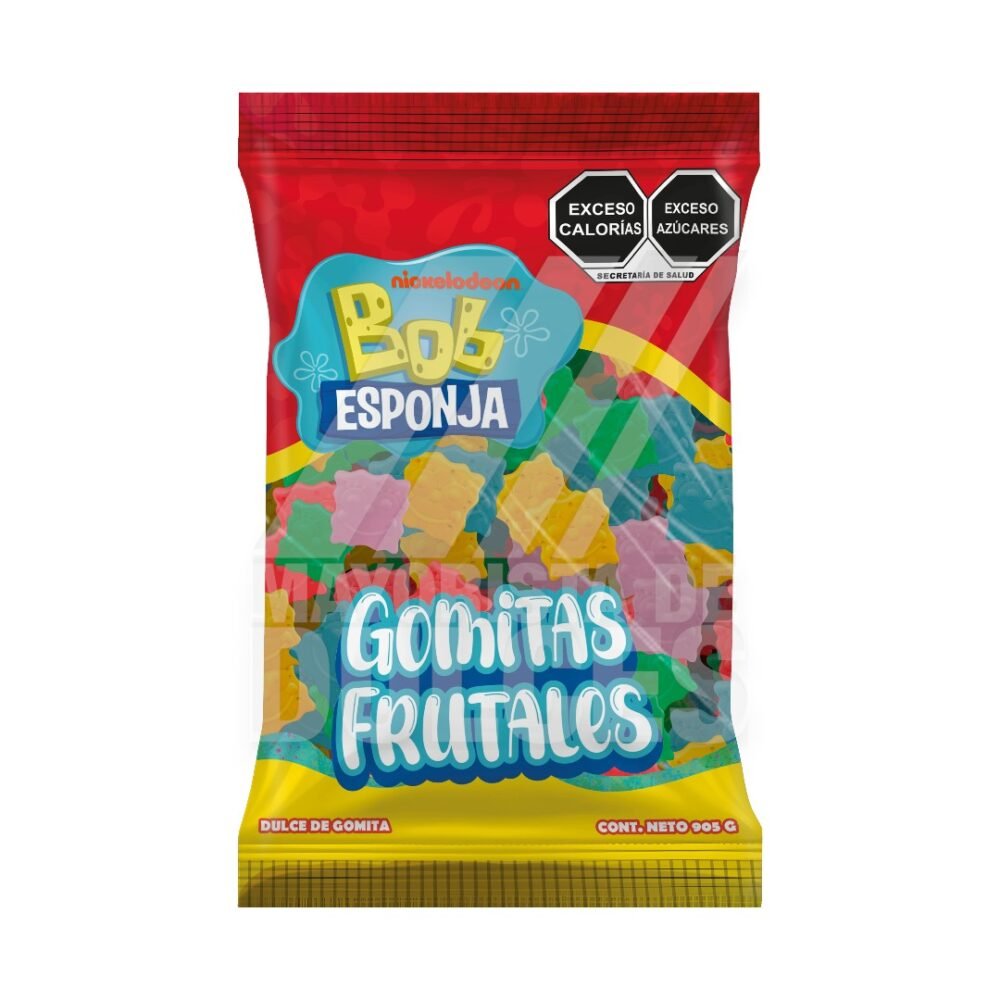 FICS Gomitas Frutales BOB ESPONJA bolsa con 905g