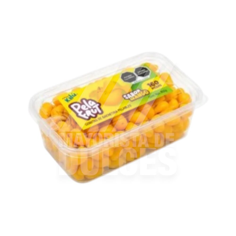 Azteca Confitería gomita Pelafrut sabor MANGO estuche con 800g