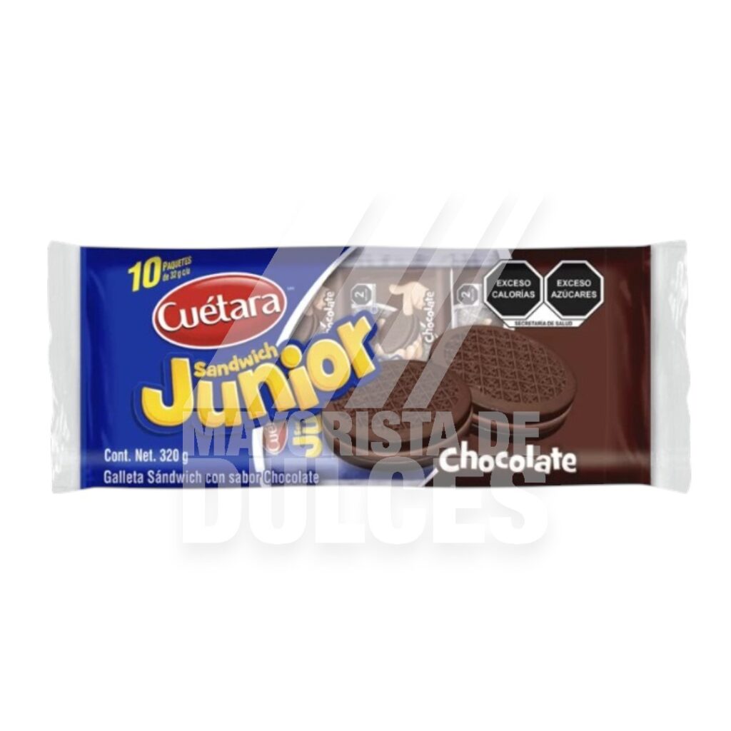 Cuetara Rococo Cuétara galleta Sandwich JR CHOCOLATE 320g paquete con 10 piezas ...