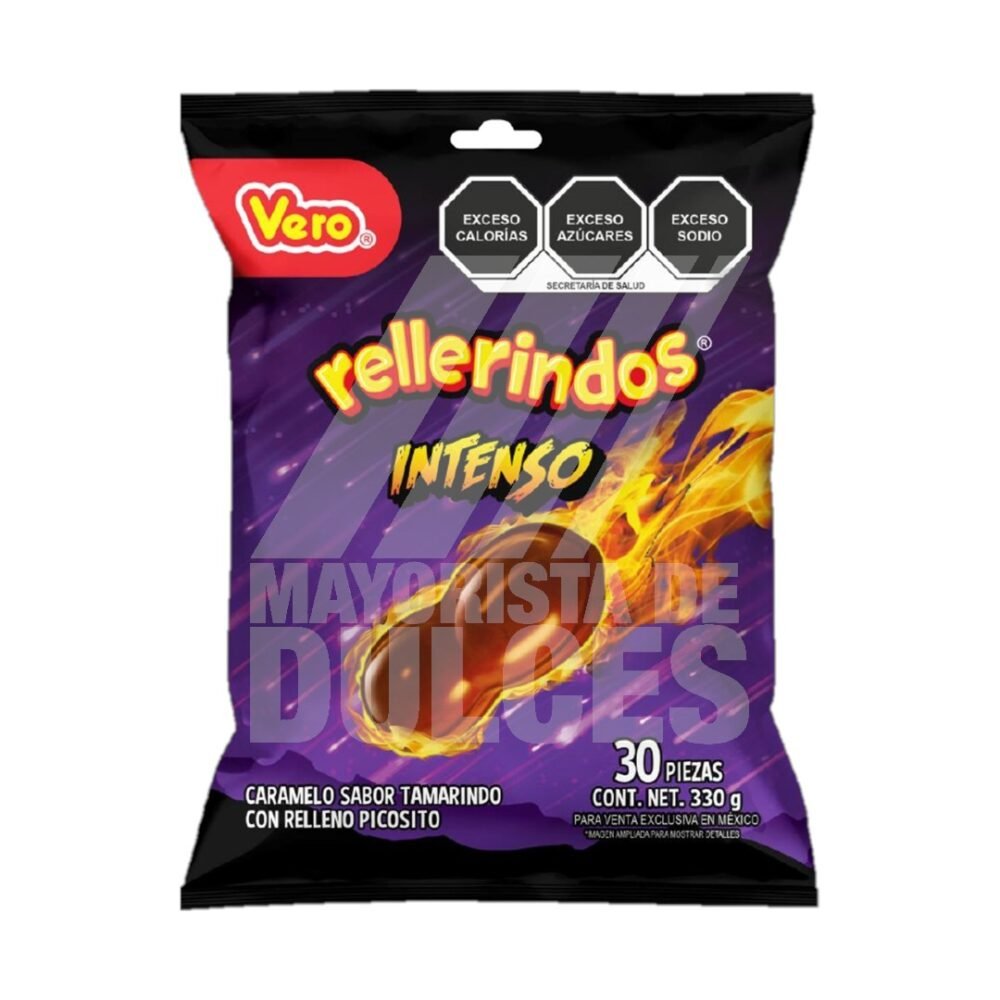 Dulces Vero caramelo Rellerindo INTENSO bolsa con 30 piezas