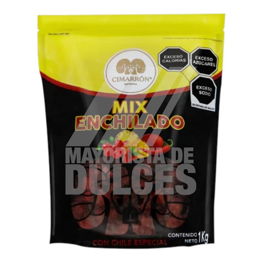 Cimarrón botana FRUTA Deshidratada Enchilada bolsa con 1 kilo