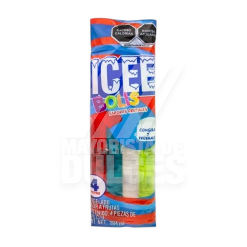 Amurol congelada Bolis ICEE bolsa con 4 piezas