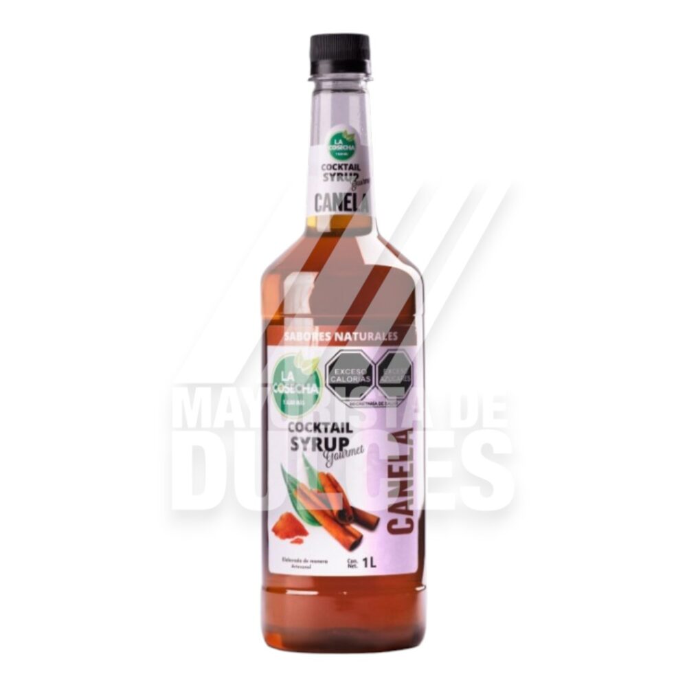 La Cosecha Sirope sabor Canela botella con 1 litro