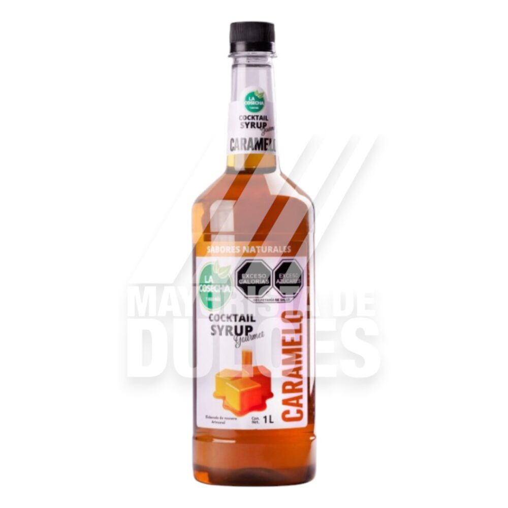 La Cosecha Sirope sabor Caramelo botella con 1 litro