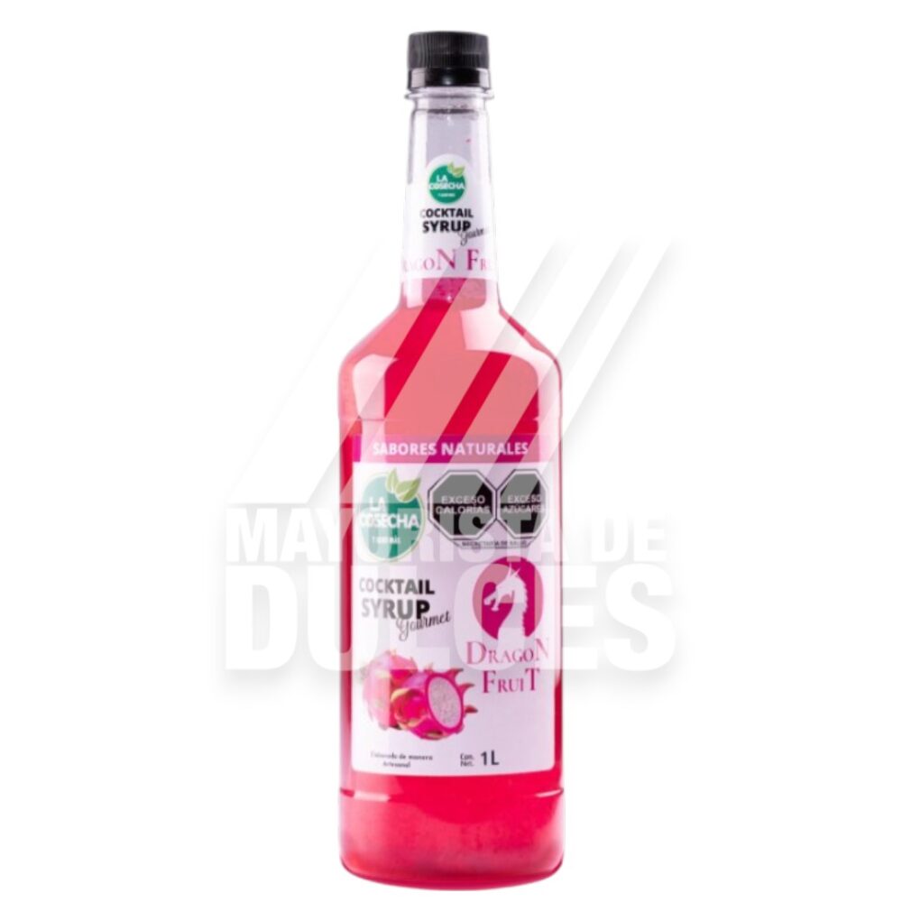 La Cosecha Sirope sabor Dragon Fruit botella con 1 litro