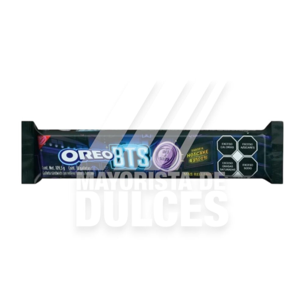 Oreo BTS Hotcake caja con 12 rollos de 109.5g