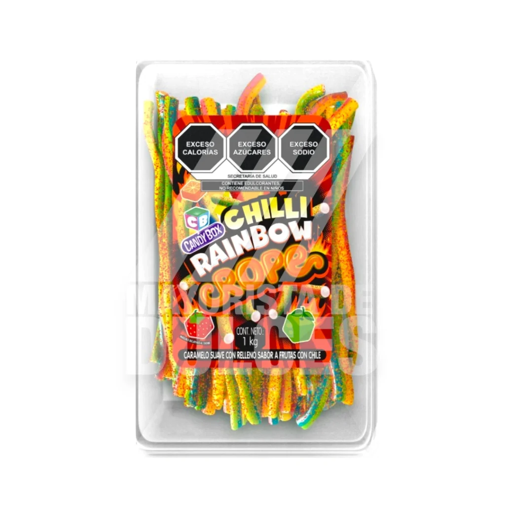 Candy Box Chilli Rope estuche con 1 kilo