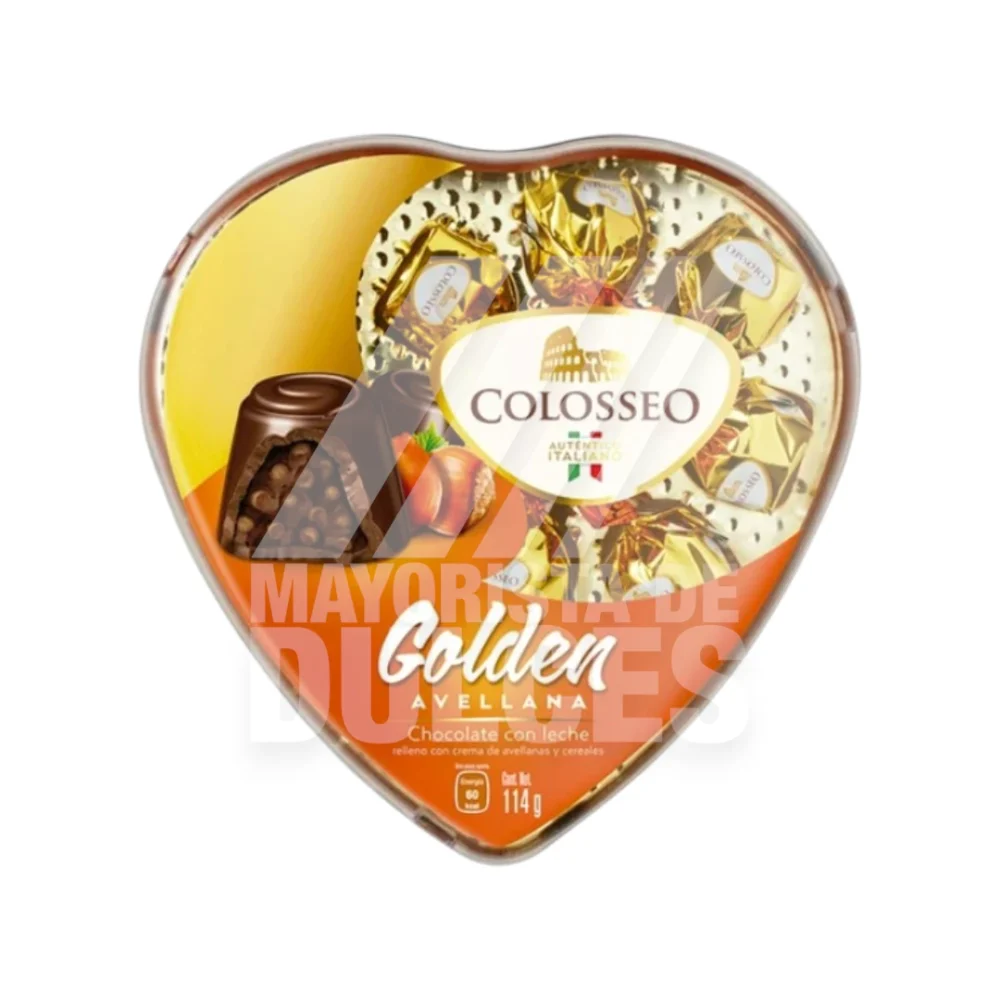 Colosseo Corazón Golden estuche con 114g